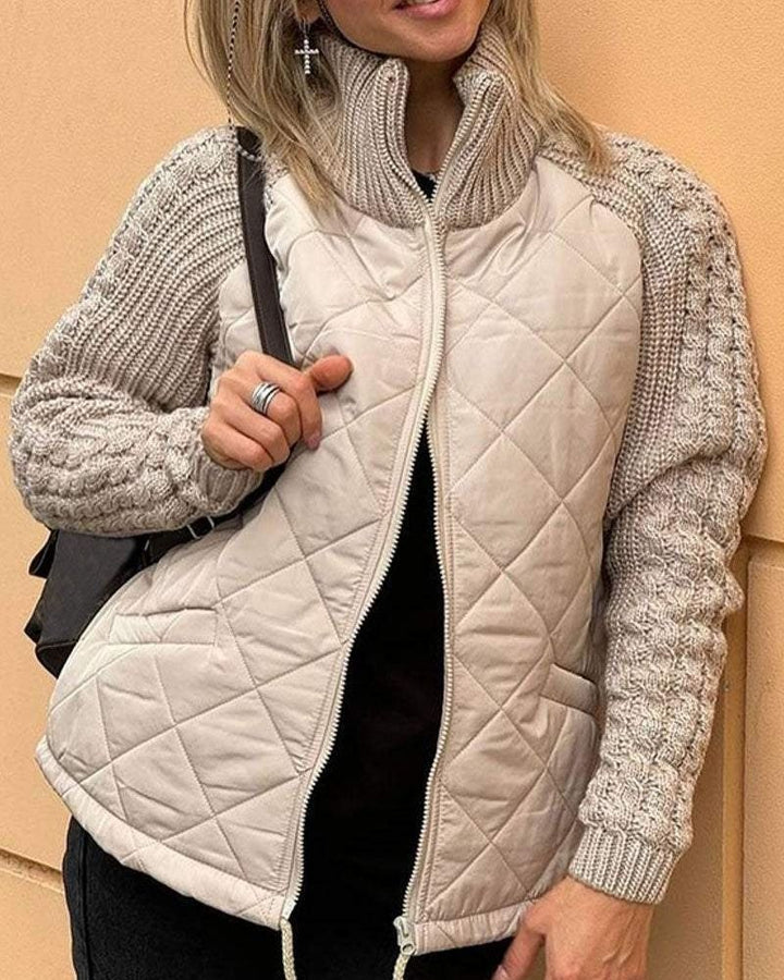 Elena | Naisten pitkähihainen neuletakki taskuilla