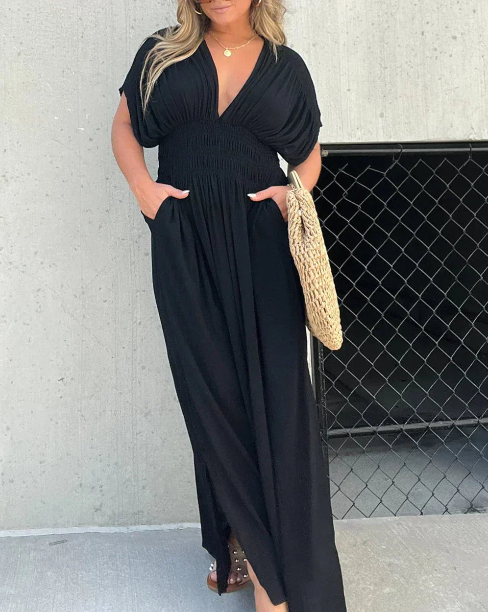 Barbara - Elegantes Maxikleid