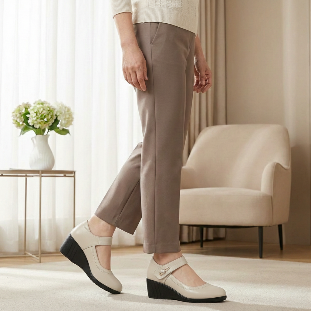Lydia | Zapatos de cuña Mary Jane para mujer
