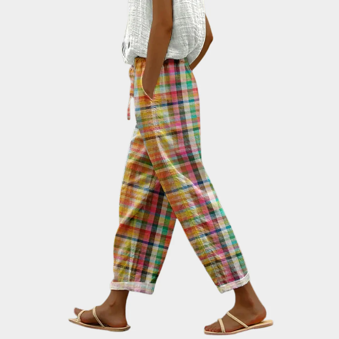 Michelle™ - Bequeme Karierte Hose