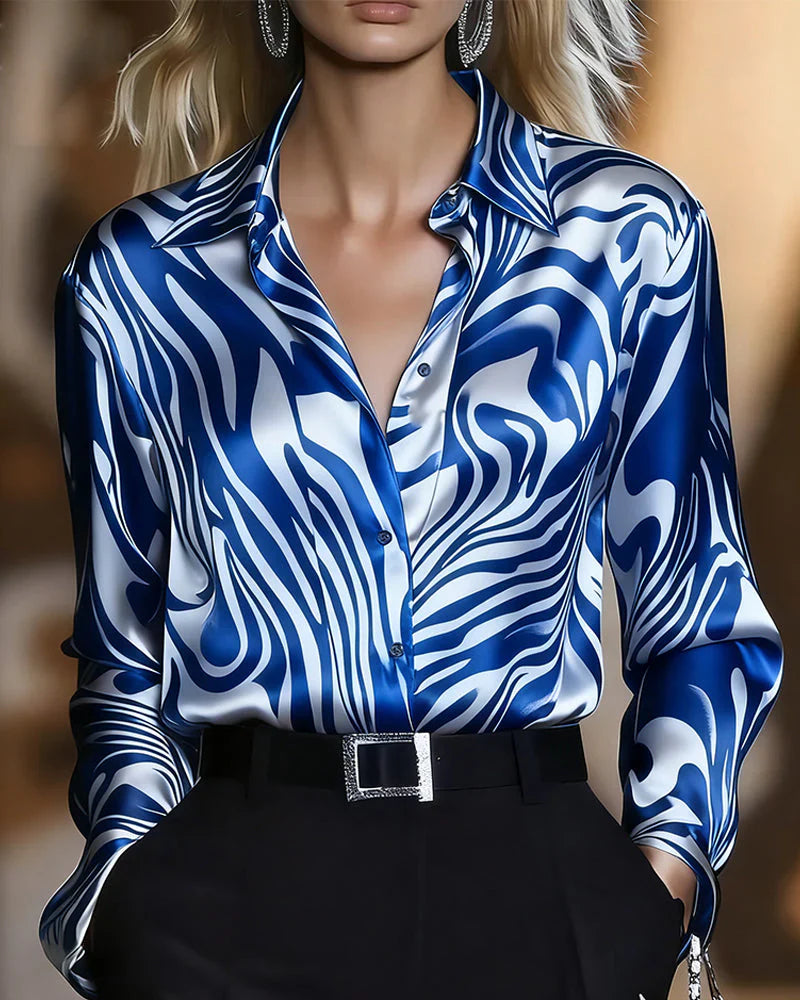 Maeve™ - Elegantes bedrucktes Hemd