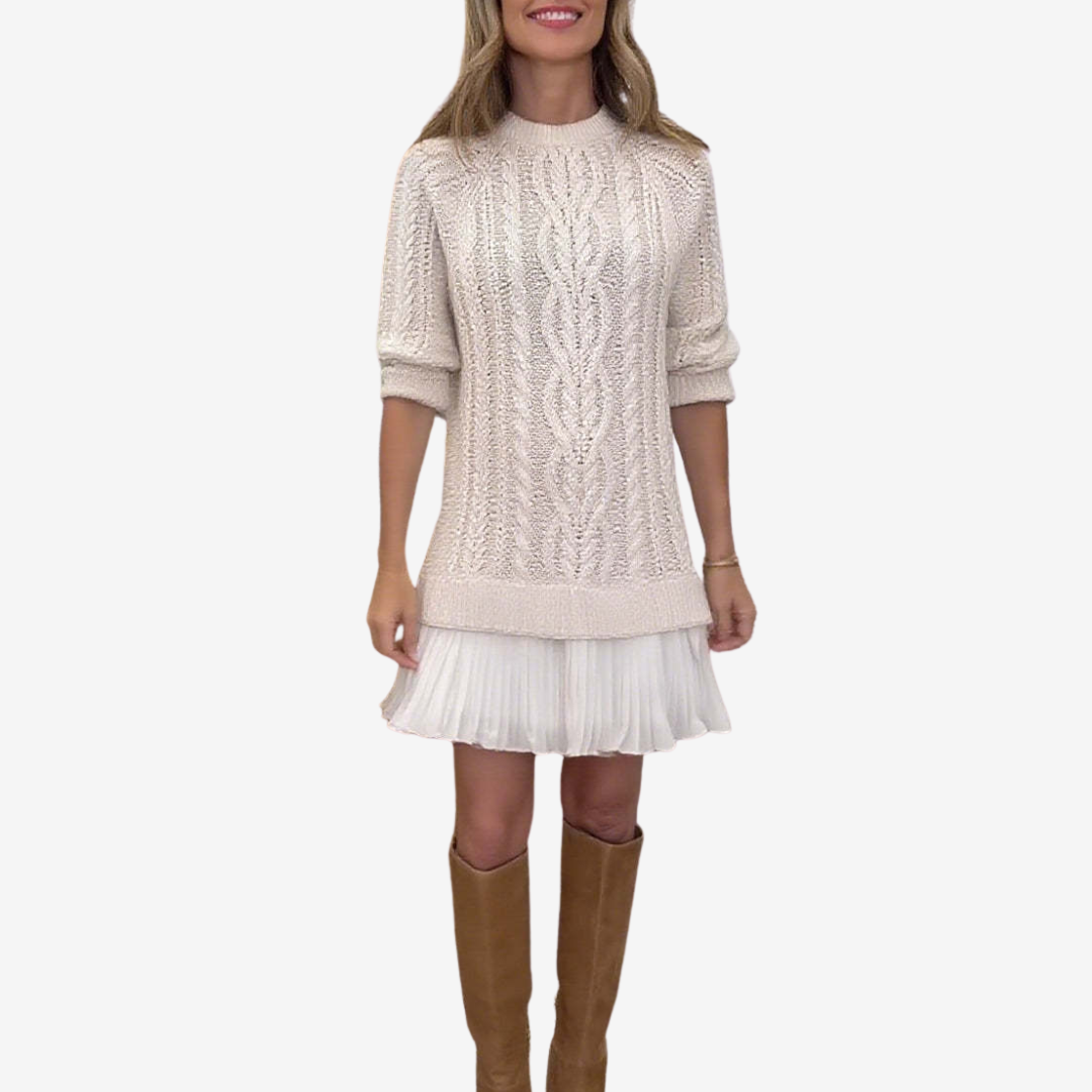 Gaëlle™ - Schick Strickkleid