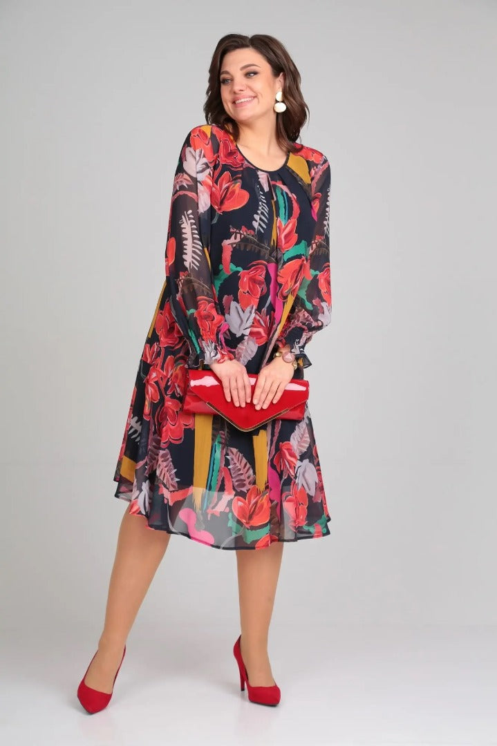 Florinda™ Anmutiges Blumenkleid