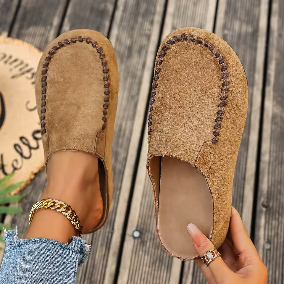 Retro-inspirierte orthopädische Hausschuhe für Frauen