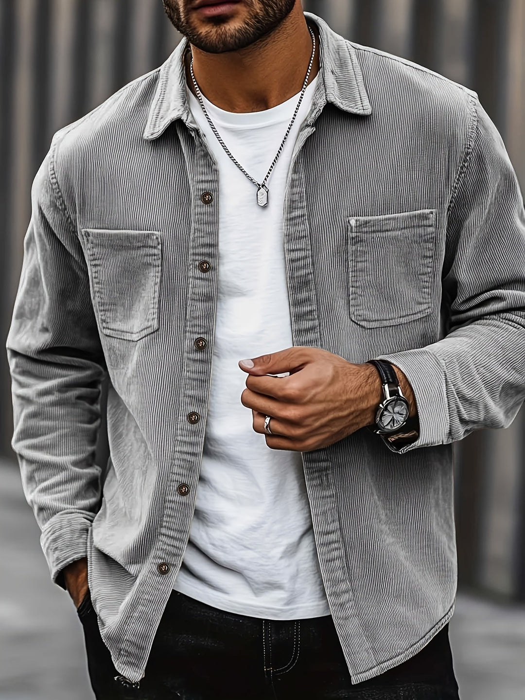 Johan™ - Herren Cordhemdjacke