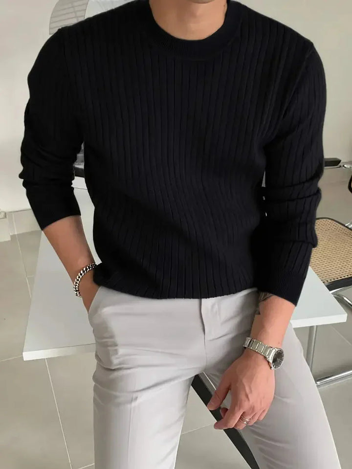 Brit & Boho™️ | Mike Essential Rundhalspullover
