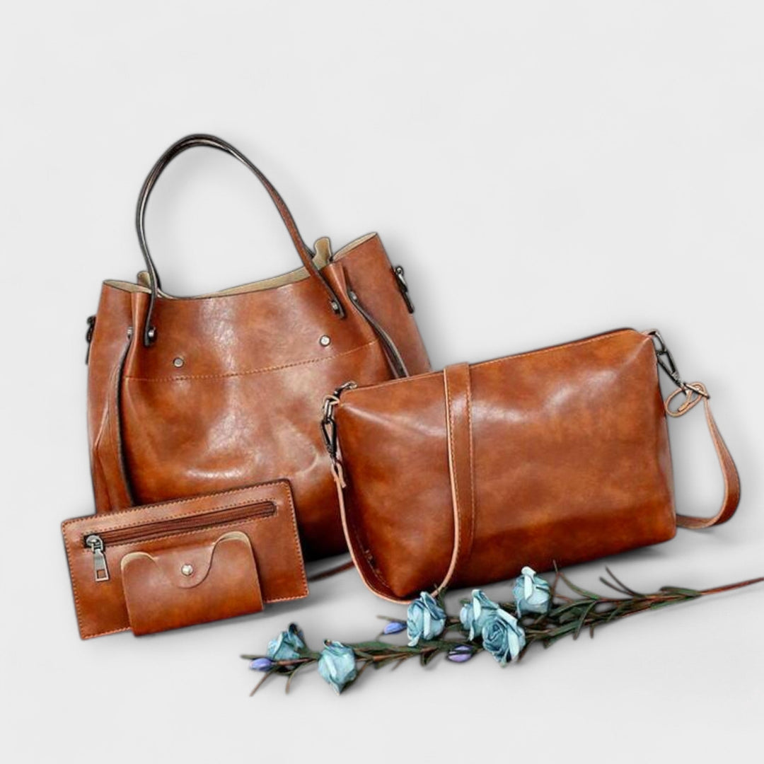 Alvhildea | 4-teiliges Vintage-Taschen-Set