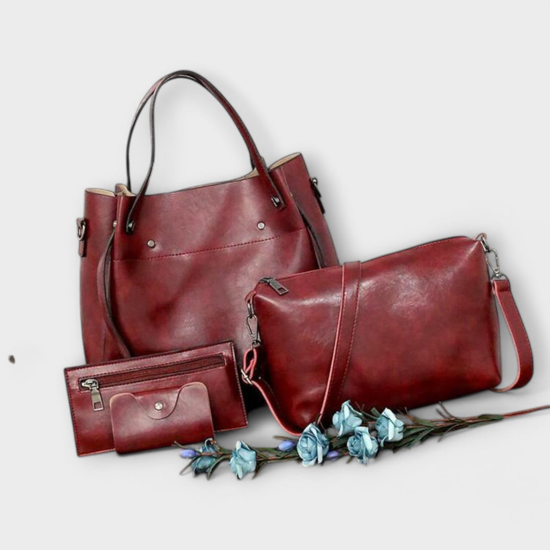 Alvhildea | 4-teiliges Vintage-Taschen-Set
