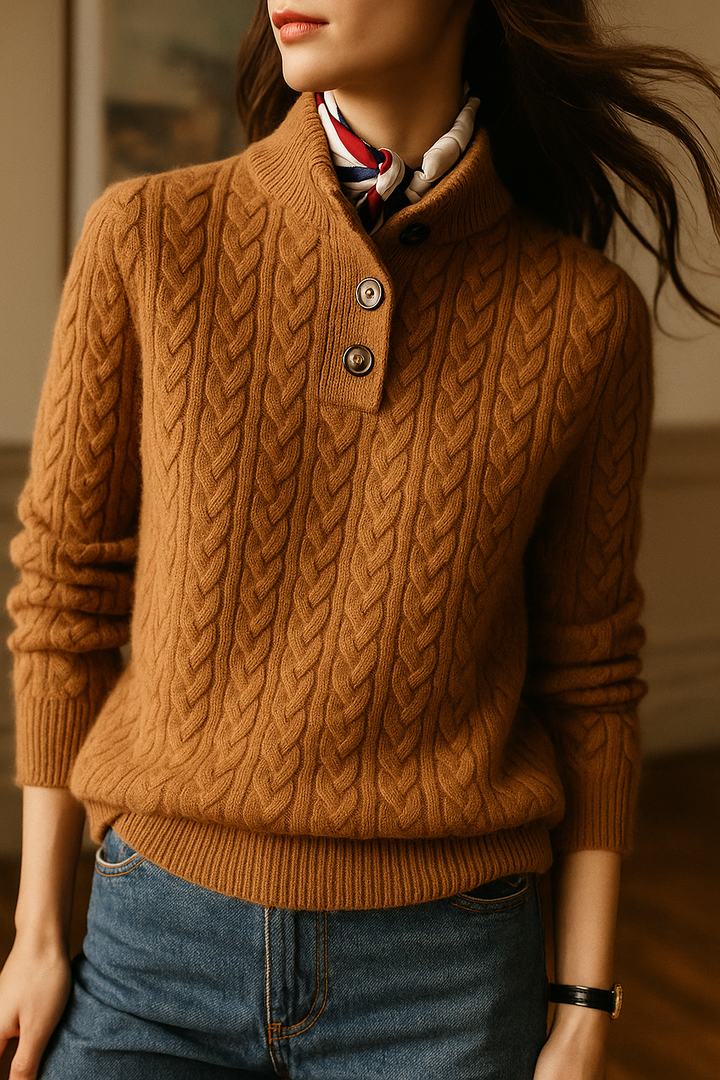 Arden Pullover mit Knopfleiste