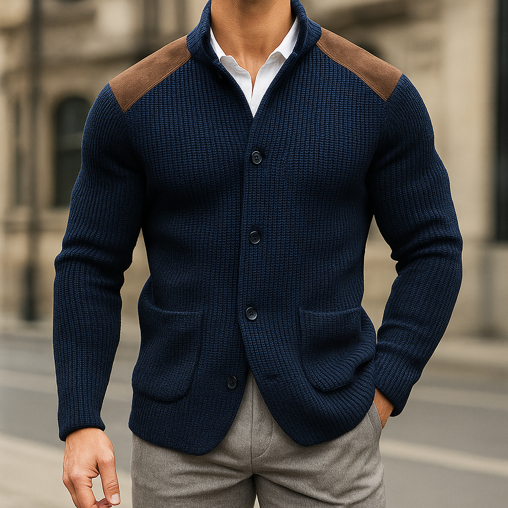 SILVORO | STRICKTEXTUR BLASER