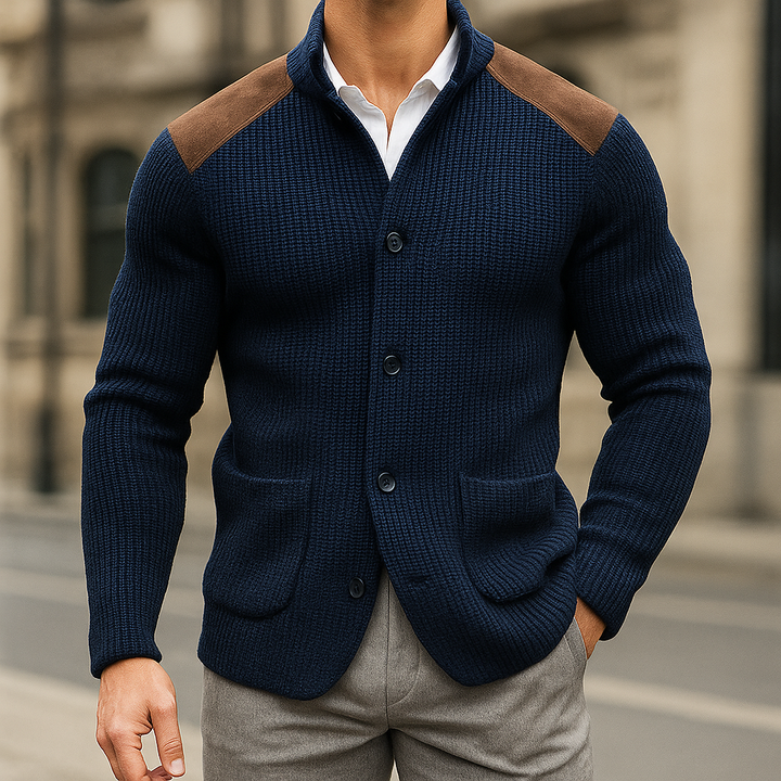 SILVORO | STRICKTEXTUR BLASER