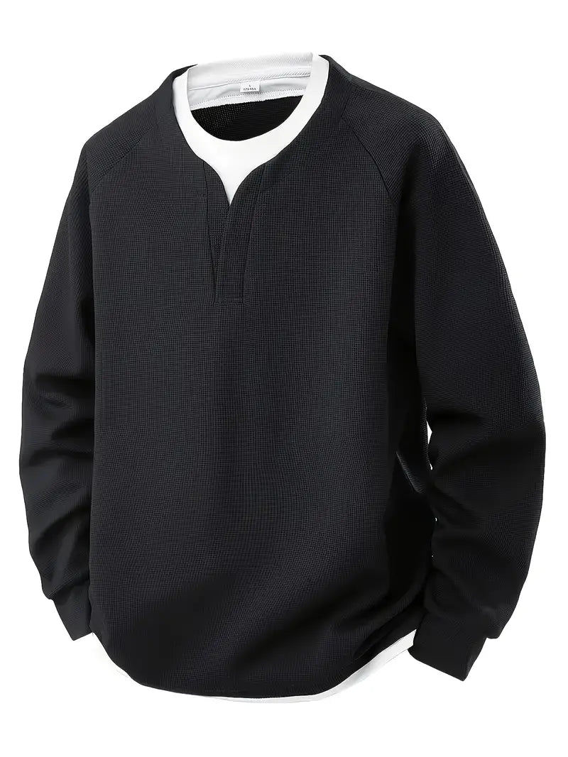 Wilbert™ - Alltags-Langarmshirt mit Lagenlook