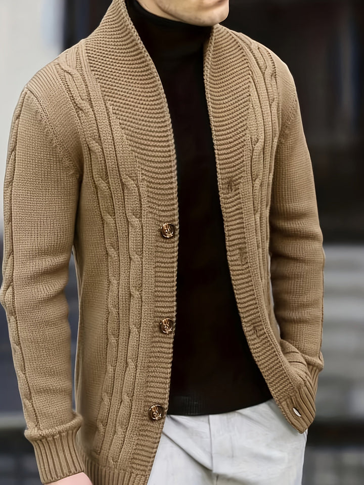 Donovan | Herren Langarm-Cardigan mit Knöpfen
