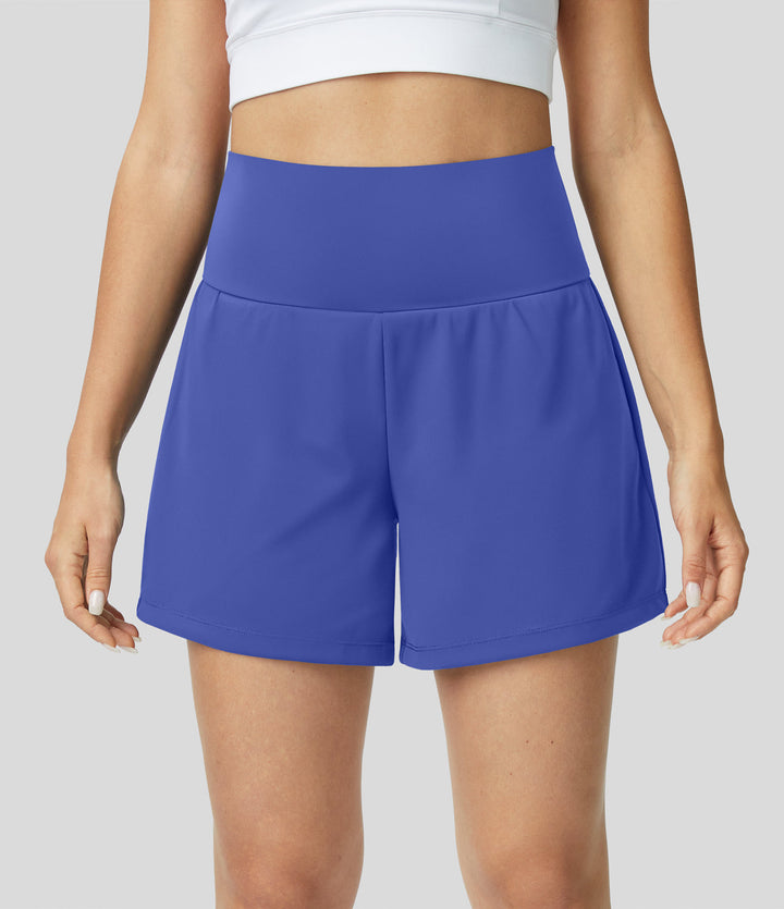 Luigia - 2 In 1 Yoga Shorts Mit Hoher Taille