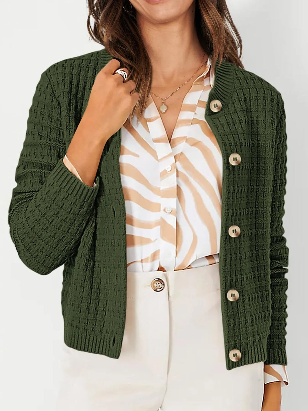 Harper™ - Strickjacke mit Knopfleiste