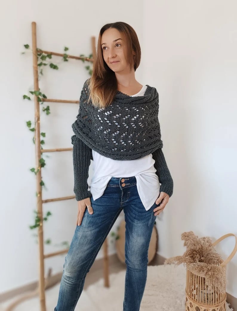 Eleonora - Halstuch Mit Ärmeln