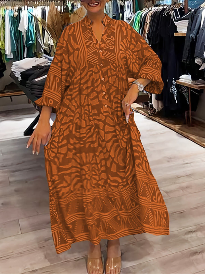 Carmilla - Lebhaftes Bedrucktes Kleid