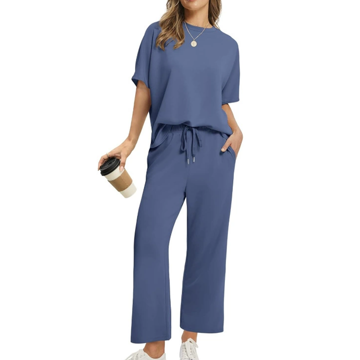Eliza™ - Lässiges Top- und Hosen-Set