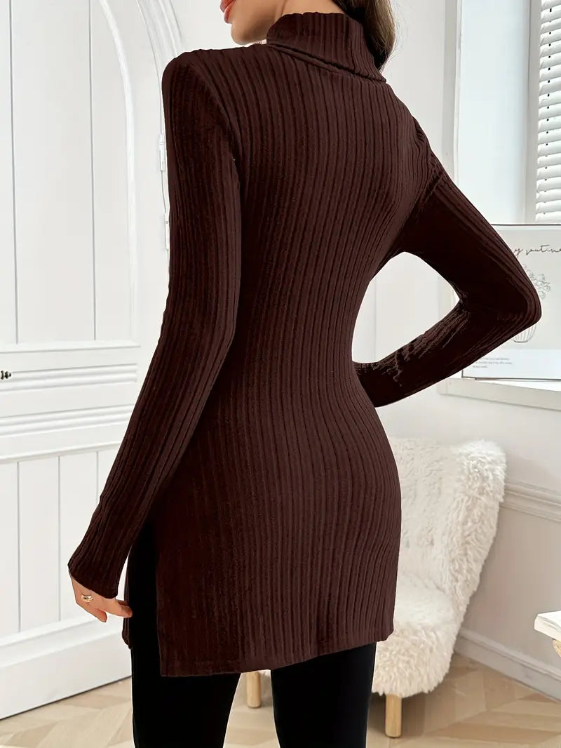 Sarah - Eleganter Langärmeliger Pullover Mit Schmaler Passform Für Den Herbst