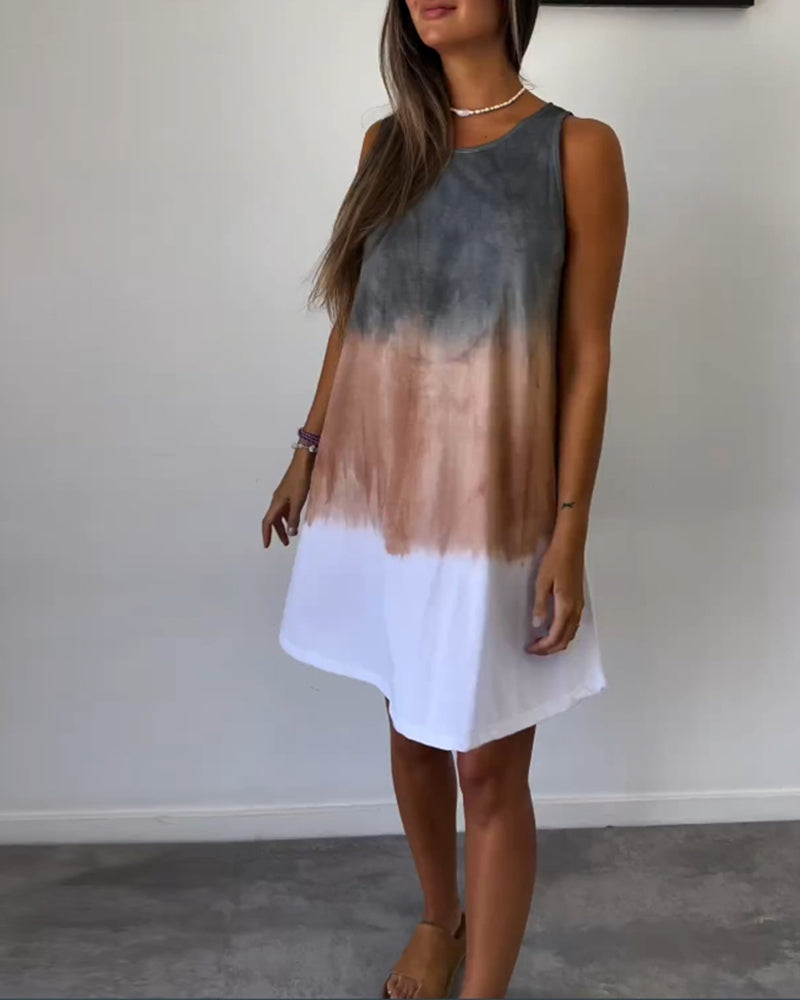Vionette - Lässiges Gradient Kleid