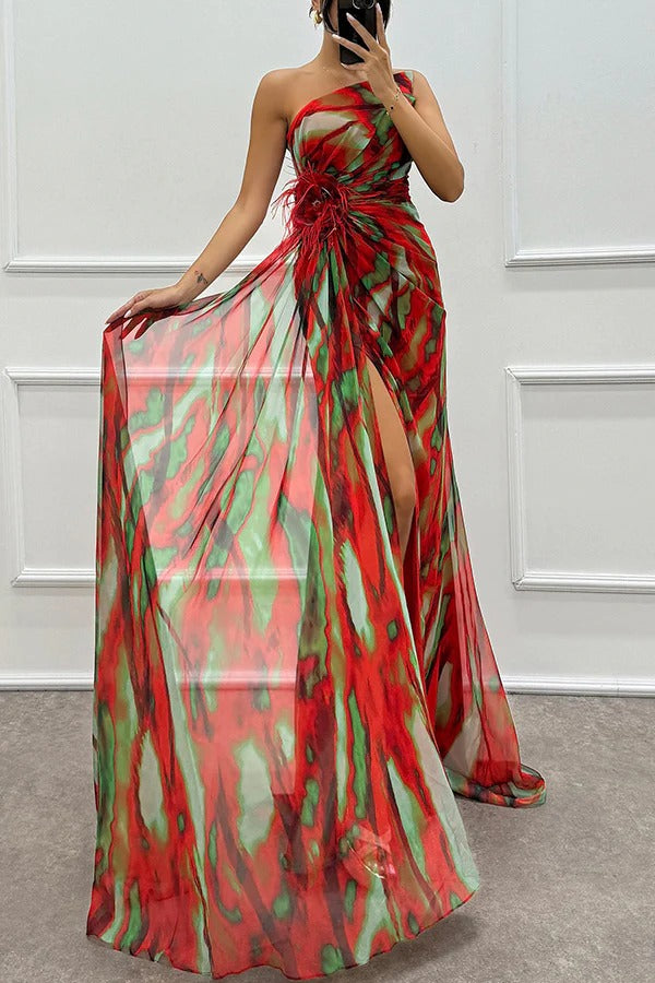 Elena | Lebhaftes Maxikleid