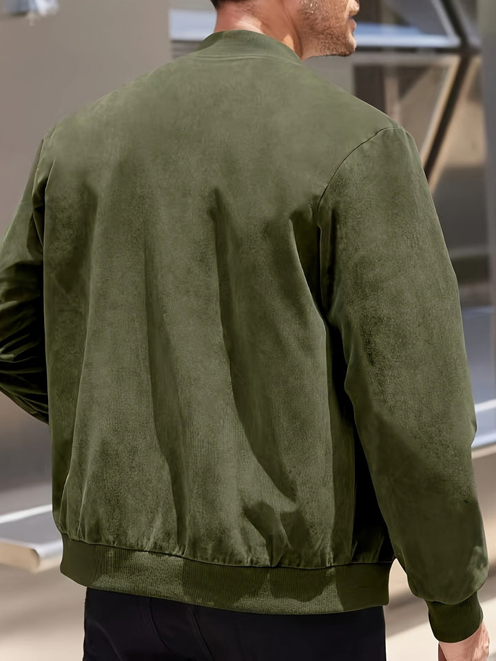 Dex™ - Klassische Wildleder-Zipperjacke
