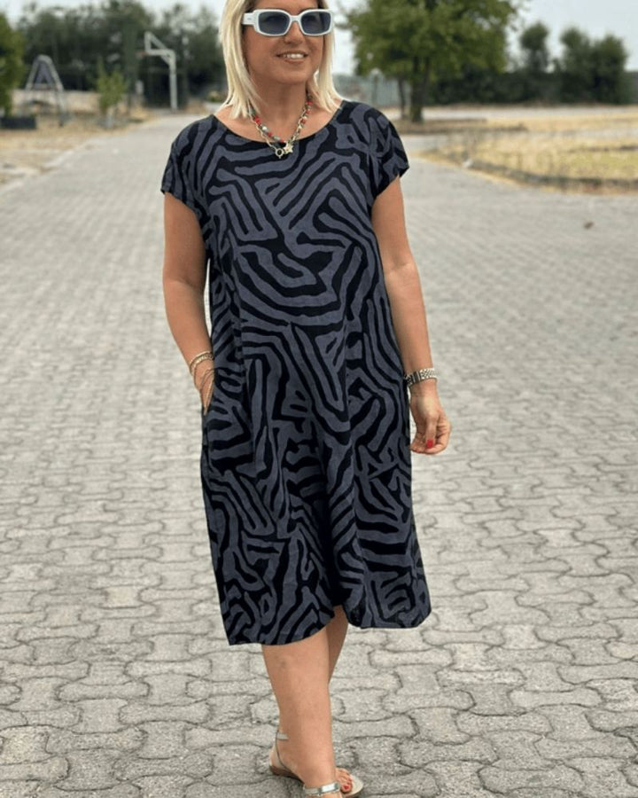 Avanille | Sommerkleid mit Rundhalsausschnitt