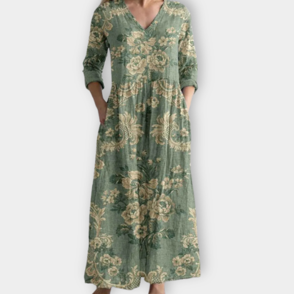 Beltrada | Boho Maxikleid aus weichem Premiumstoff
