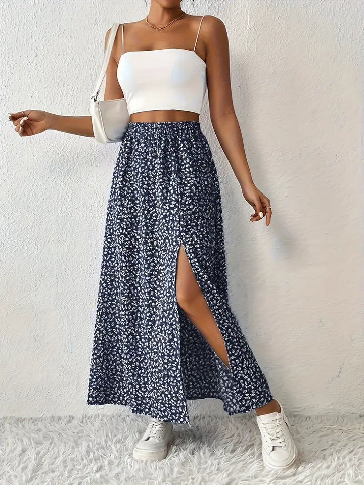 Paige™ - Floral Print Maxi Rock
