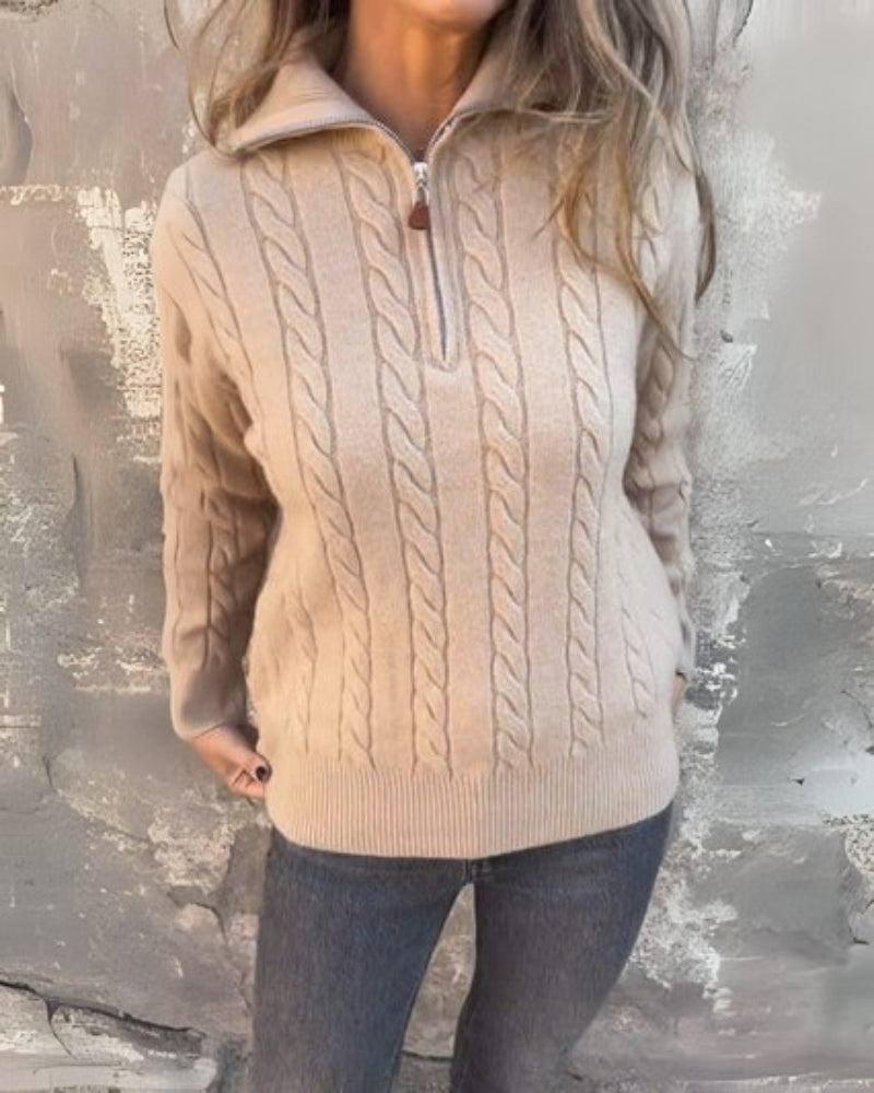Rosalia™ - Premium Freizeit-Half-Zip-Pullover