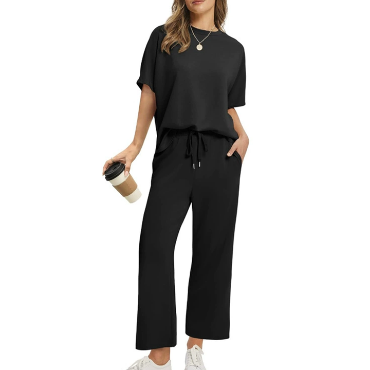 Eliza™ - Lässiges Top- und Hosen-Set