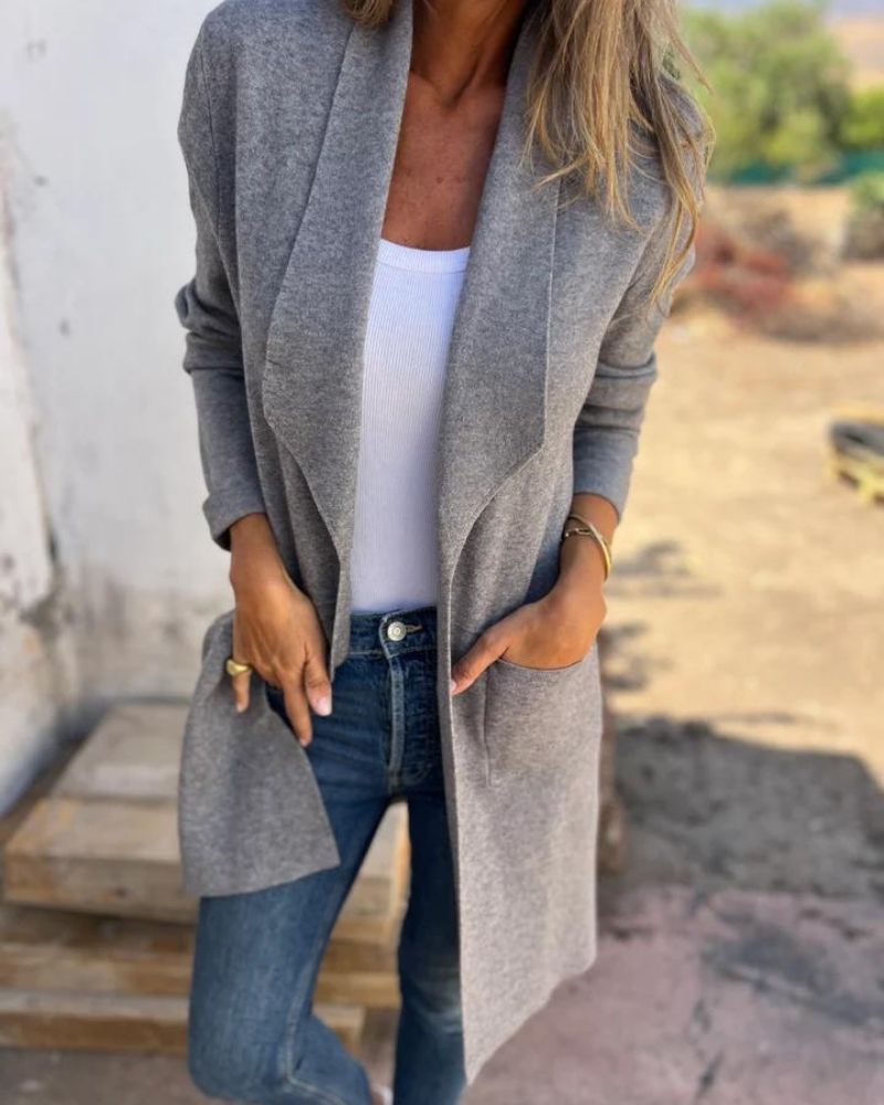 Eigona™ - Lässige Revers-Cardigan-Jacke