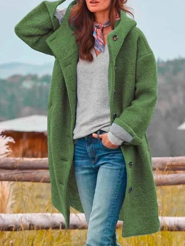 Elsbeth™ - Stilvolle Lange Winterjacke