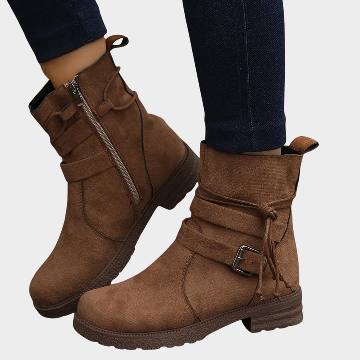 Delaney | Niedrige Absatz Stiefeletten