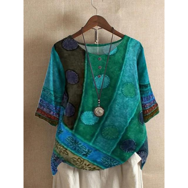 Valarie - Farbenfrohes Bohemian-Top