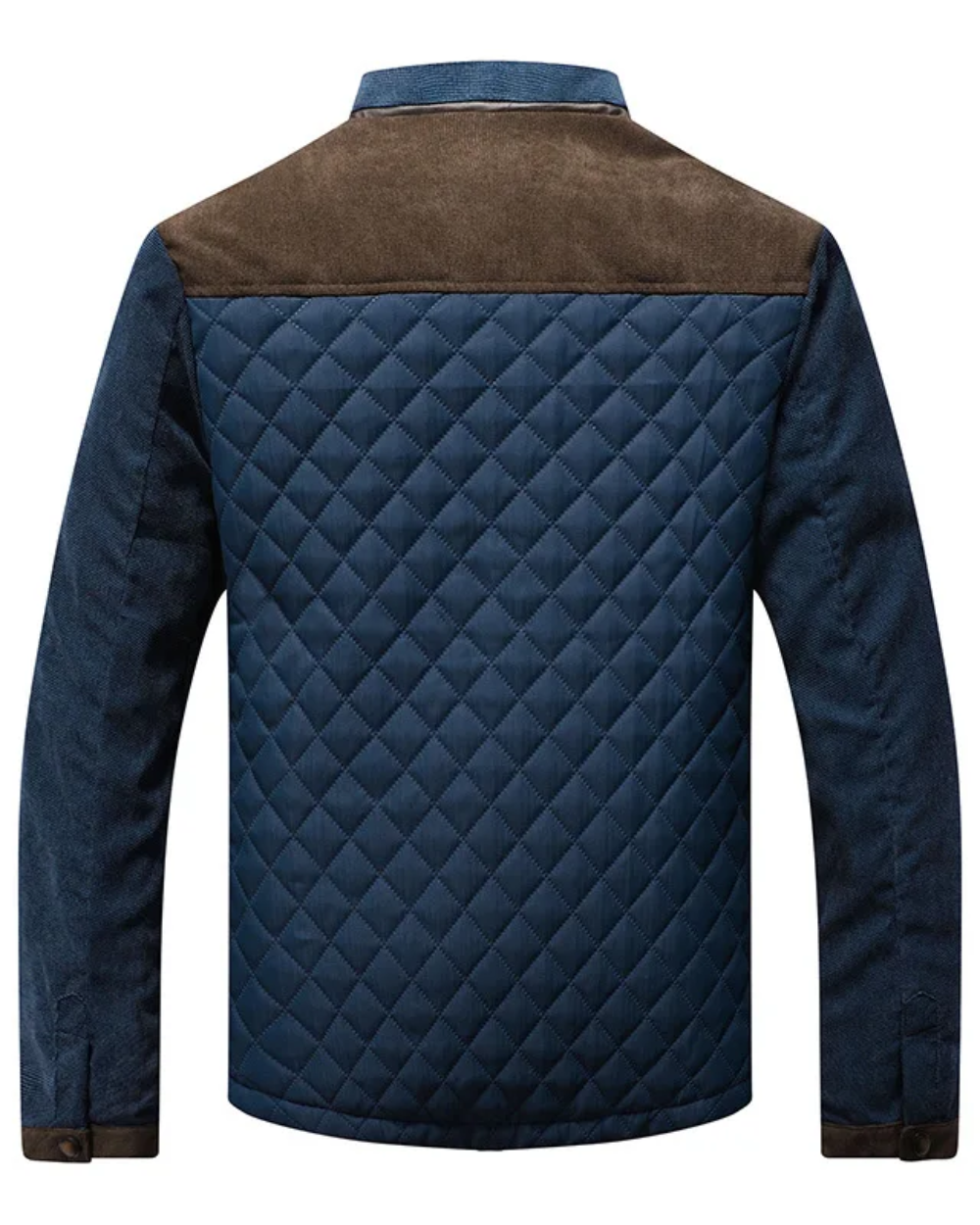 Men’s jacket with long sleeves, pockets, and buttons