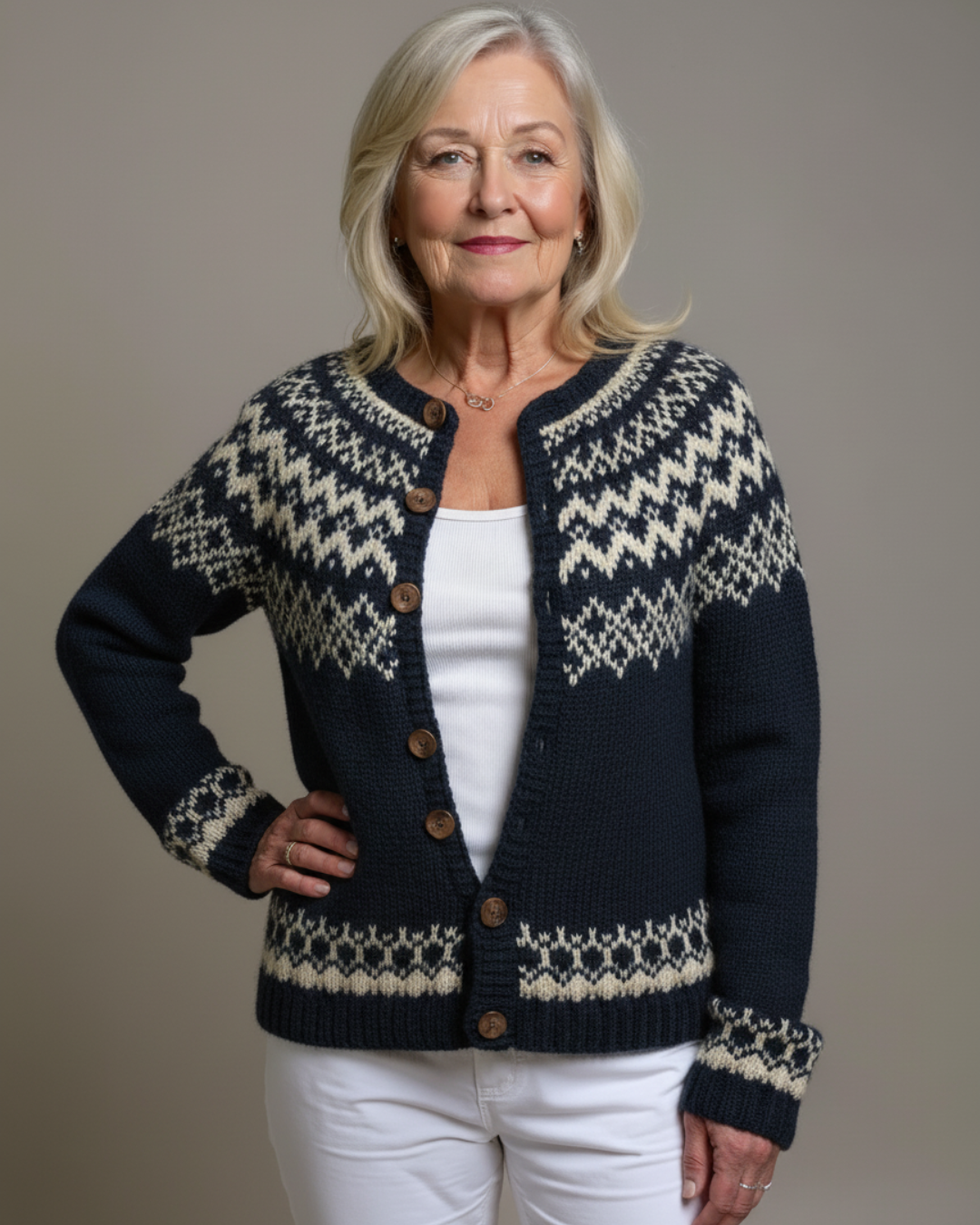 Hadley | Vintage Strickjacke