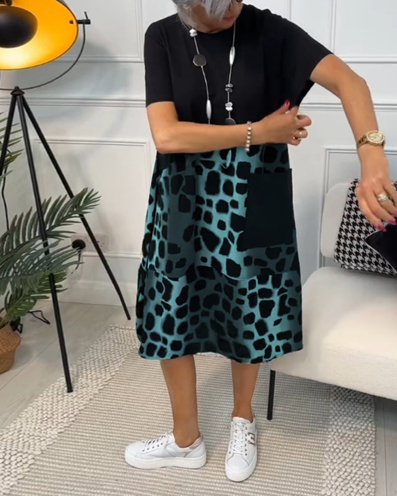 Sherlene - Leopardprint Kleid