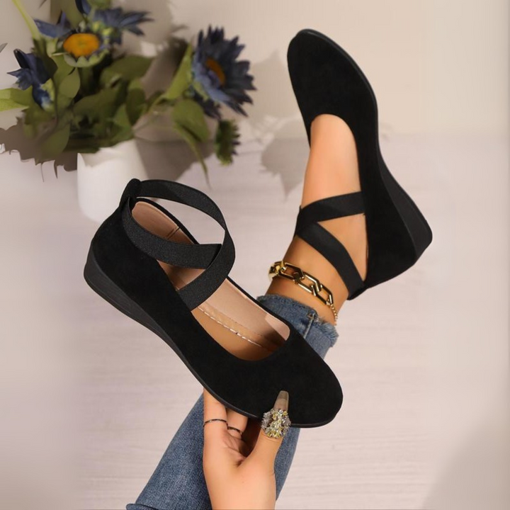 Geschlossene Wedge Ballettschuhe