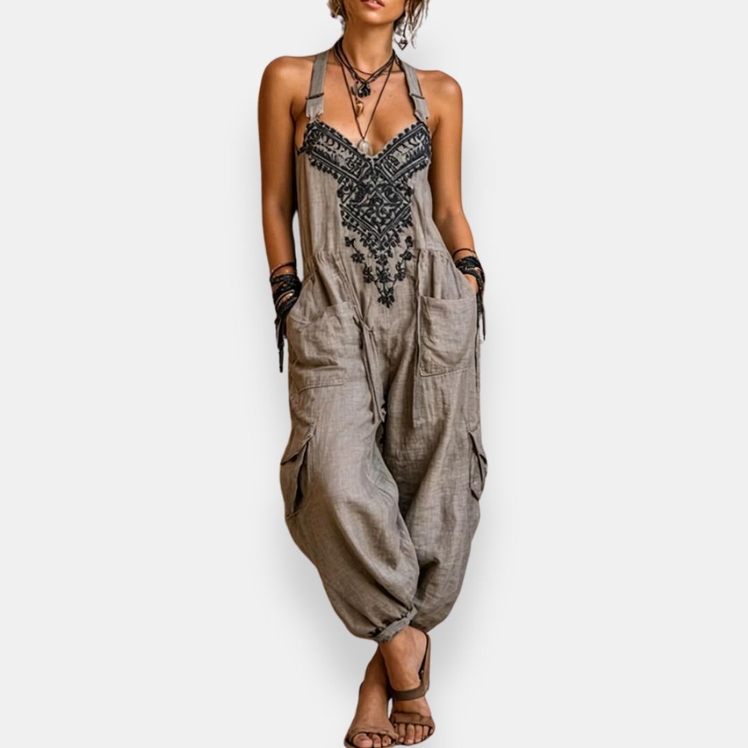 Erminilde | Damen-Jumpsuit mit Taschen