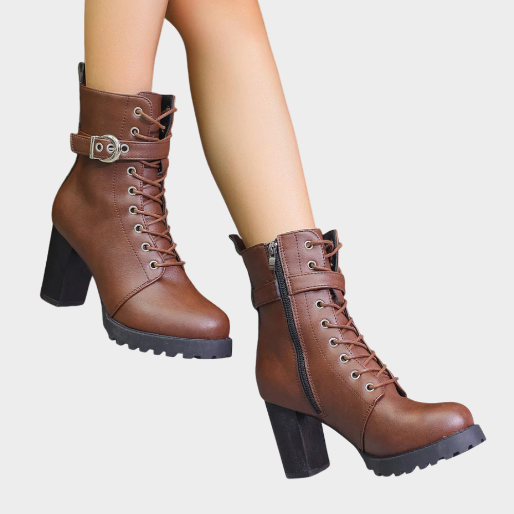 Quinn | Stiefeletten mit ausgestelltem Absatz