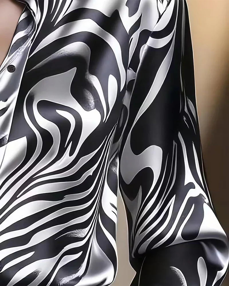 Maeve™ - Elegantes bedrucktes Hemd