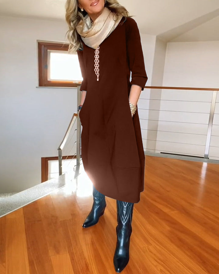 Greta - Lässiges Eleganz Kleid