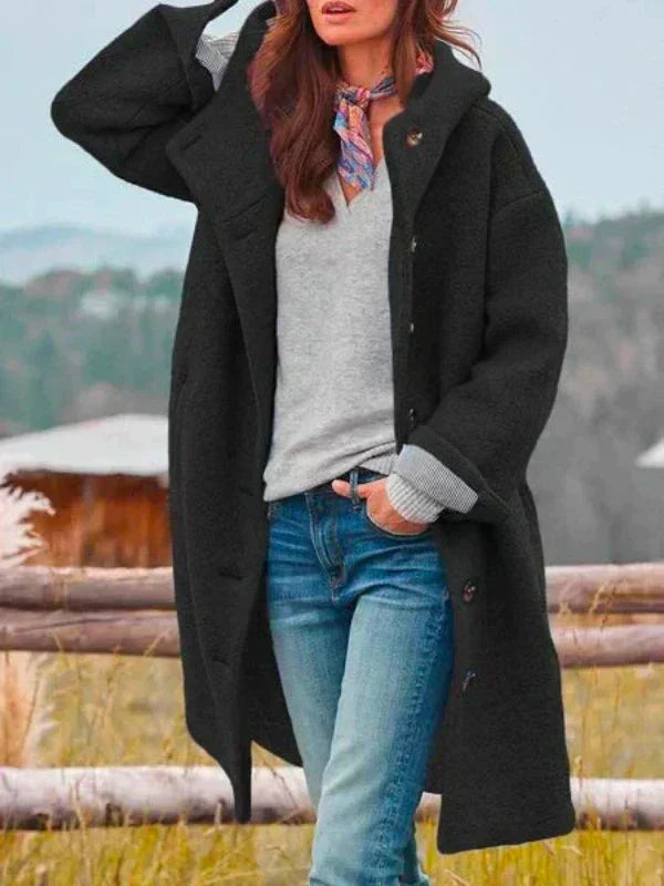 Elsbeth™ - Stilvolle Lange Winterjacke