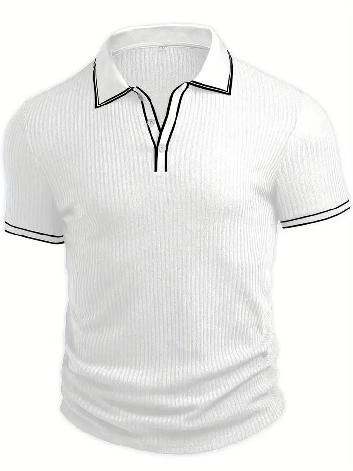 Emilio™ - Herren maßgeschneiderte gerippte Polo