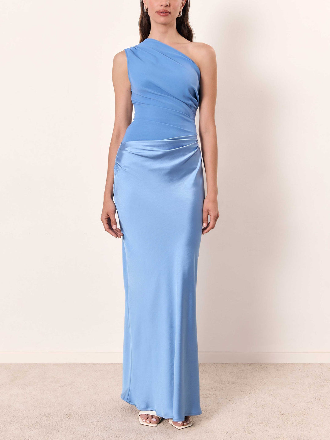 Anita™ | Schickes Ein-Schulter Plissee-Maxikleid für Partys