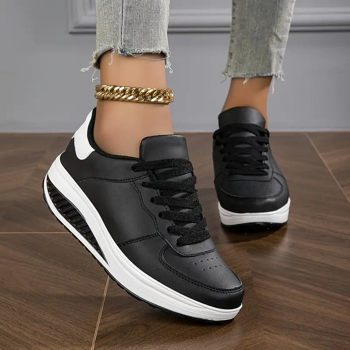 Atmungsaktive Plattform-Sneaker für Damenmode