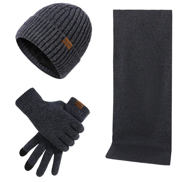 Tough Winter Set mit Mütze, Schal und Handschuhen