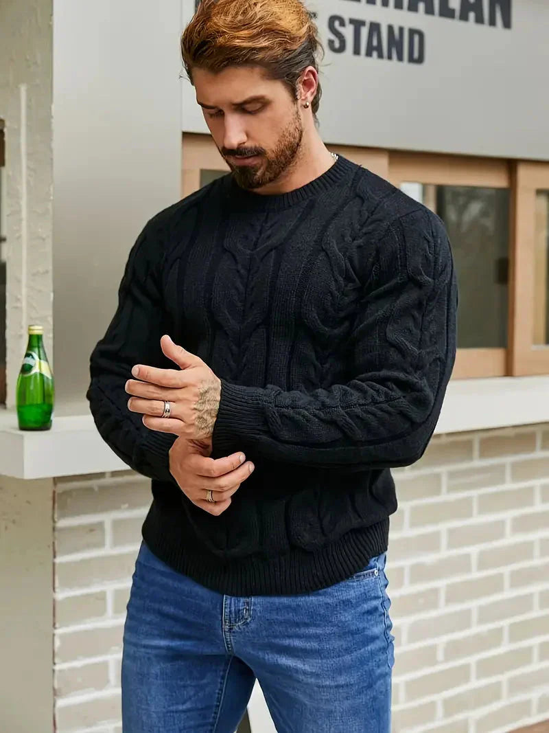 Brit & Boho™️ | Graphica Geo Strickpullover