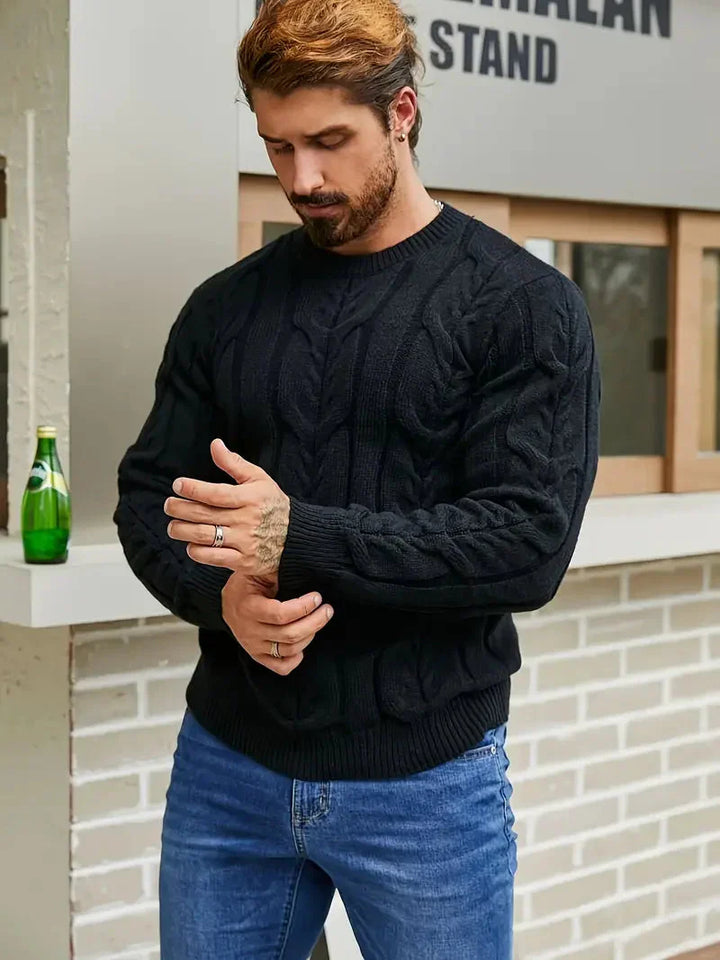 Brit & Boho™️ | Graphica Geo Strickpullover